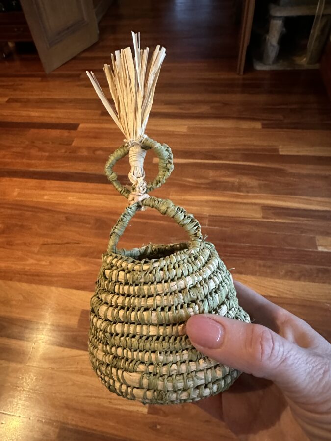 Therapeutic weaving materials used during a Warida weaving for wellbeing experience