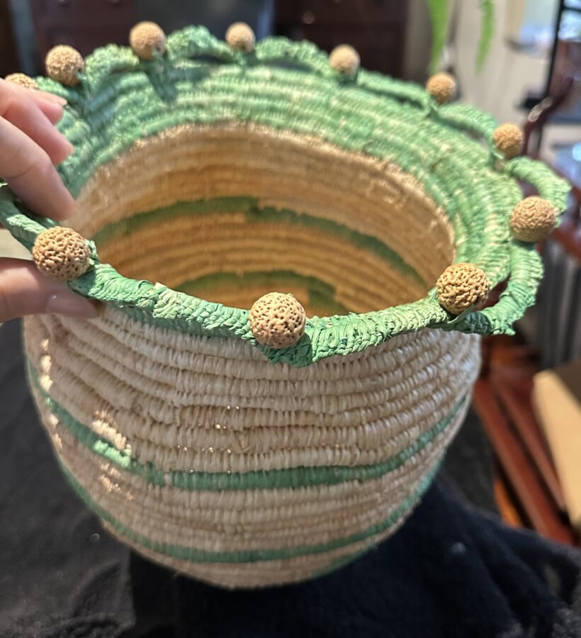 Badimia Therapeutic Weaving - qandong and raffia basket